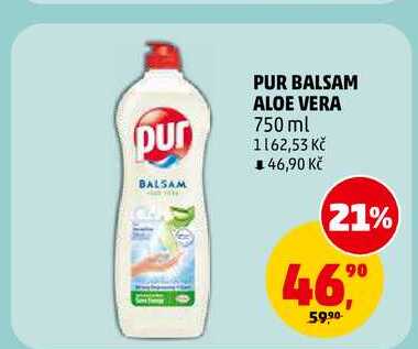 PUR BALSAM ALOE VERA, 750 ml