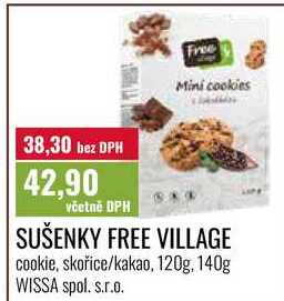 SUŠENKY FREE VILLAGE 120g, 140g 