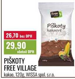 PIŠKOTY FREE VILLAGE 120g