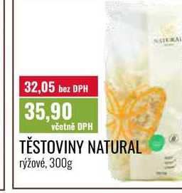 TĚSTOVINY NATURAL 300g 