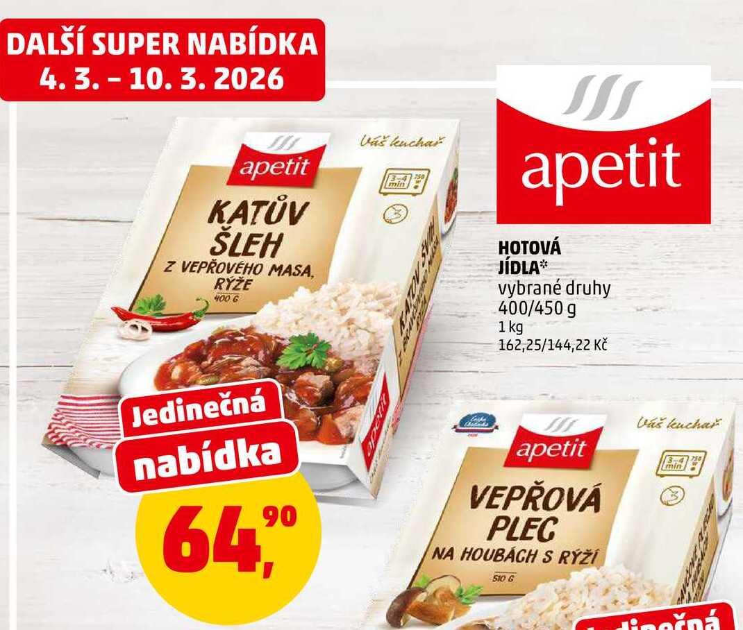 HOTOVÁ JÍDLA, 400 g
