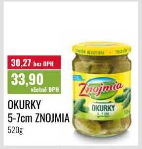 OKURKY 5-7cm ZNOJMIA 520g 