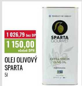OLEJ OLIVOVÝ SPARTA 5l