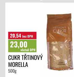 CUKR TŘTINOVÝ MORELLA 500g 