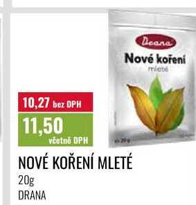 NOVÉ KOŘENÍ MLETÉ 20g
