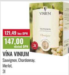 VÍNA VINIUM 3l