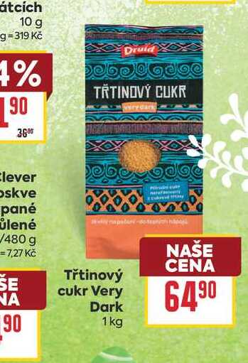 Třtinový cukr Very Dark 1 kg