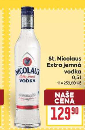 St. Nicolaus Extra jemná vodka 0,5l
