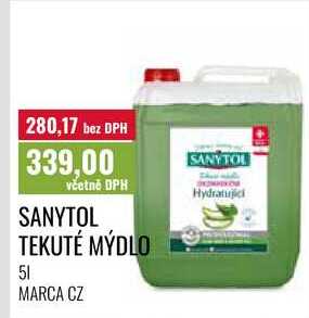 SANYTOL TEKUTÉ MÝDLO 5l