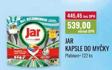 JAR KAPSLE DO MYČKY Platinum+ 122 ks 