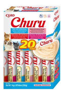 Churu Cat Box Tuna Seafood Variety 20x14g