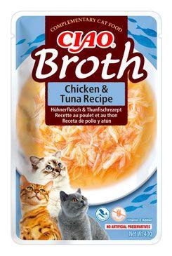 Churu Cat Ciao Broth Chicken&tuna Recipe 40g