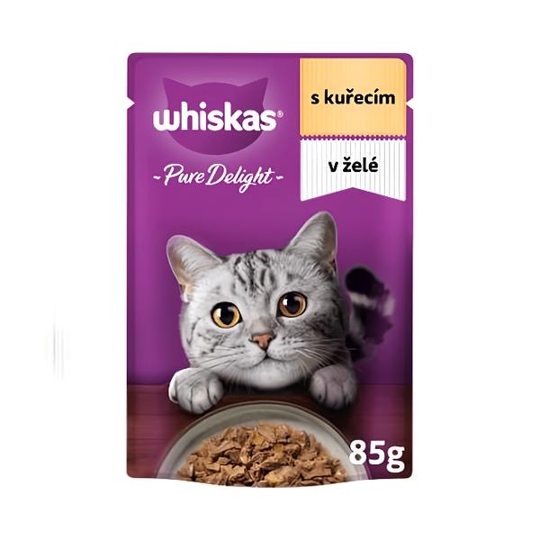Whiskas Kapsička Pure Delight kuřecí v želé pro dospělé kočky