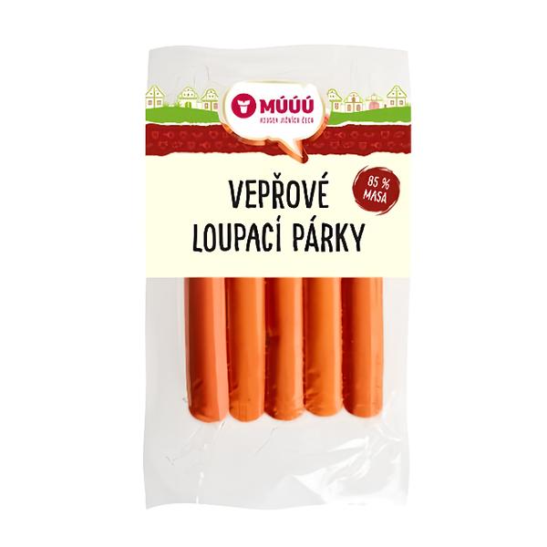 Múúú Vepřové loupací párky