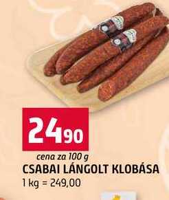 CSABAI LÁNGOLT KLOBÁSA 100g