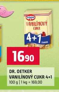 DR. OETKER VANILÍNOVÝ CUKR 4+1 100 g 