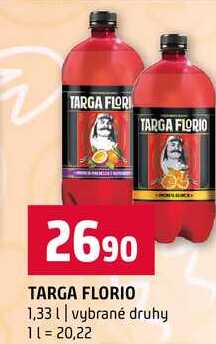 TARGA FLORIO 1,33l vybrané druhy 