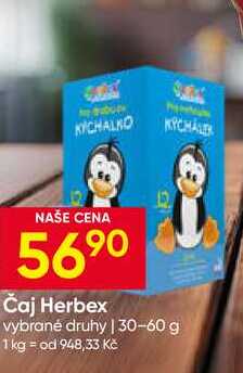 Herbex vybrané druhy 30-60 g 