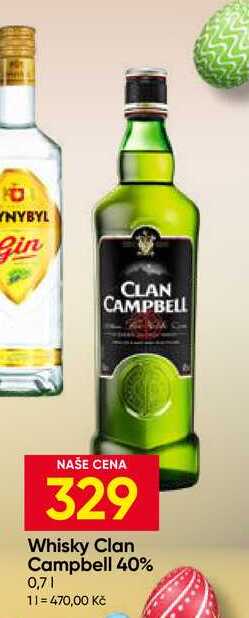 Clan Campbell Whisky 40% 0,7l