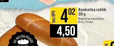 Banketka rohlik 30 g