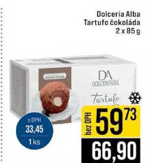Dolceria Alba Tartufo čokoláda 2x85g 