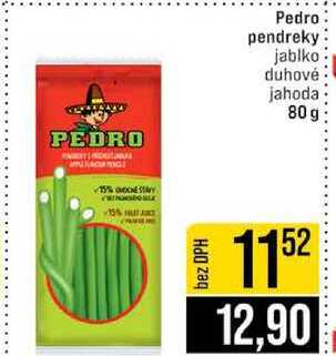 Pedro pendreky jablko duhové jahoda 80 g 