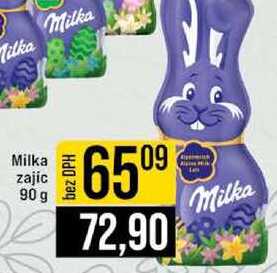 Milka zajíc 90 g