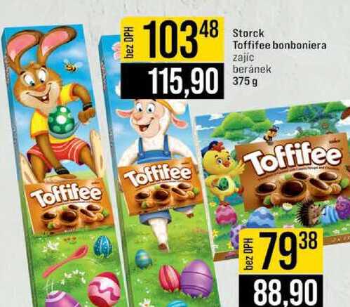Storck Toffifee bonboniera zajíc beránek 375g 