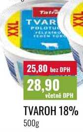 TVAROH 18% 500g 