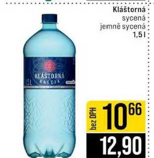 Kláštorná sycenȧ jemně sycenȧ 1,5l