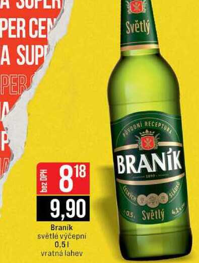 Branik světlé výčepní 0.5l