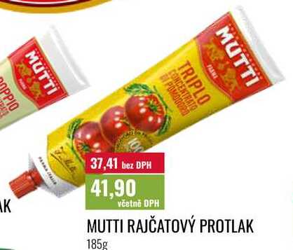 MUTTI RAJČATOVÝ PROTLAK 185g 