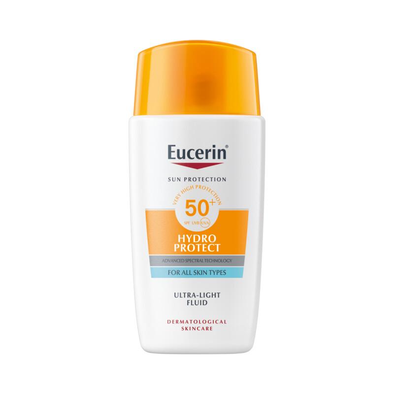 Eucerin Sun Hydro protect SPF50+ ultra lehký fluid na obličej 50 ml Lékárna LEMON