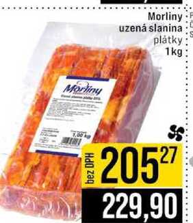 Morliny uzená slanina plátky 1 kg