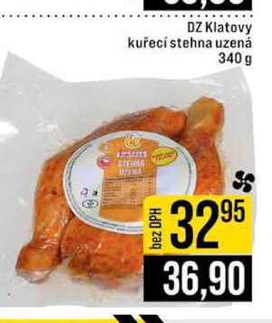 DZ Klatovy kuřecí stehna uzená 340g