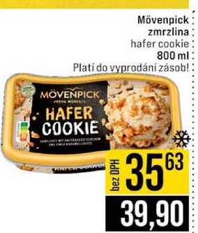 Mövenpick zmrzlina hafer cookie 800 ml
