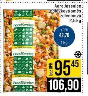 Agro Jesenice polévková směs zeleninová 2,5 kg