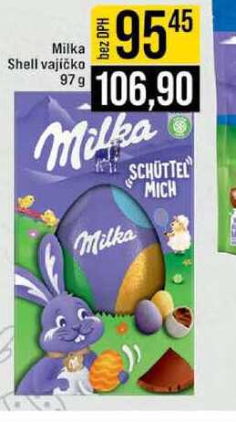 Milka Shell vajíčko 97 g