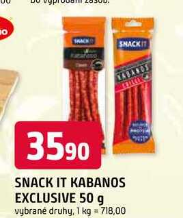 SNACK IT KABANOS EXCLUSIVE 50 g