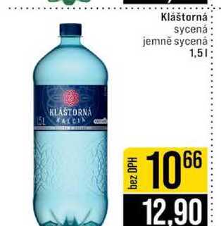 Kláštorná sycená jemně sycenȧ 1,5l