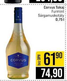 Corvus Tokaj Furmint Sárgamuskotály 0,75l