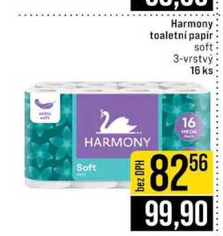Harmony toaletní papír soft 3-vrstvý 16 ks 