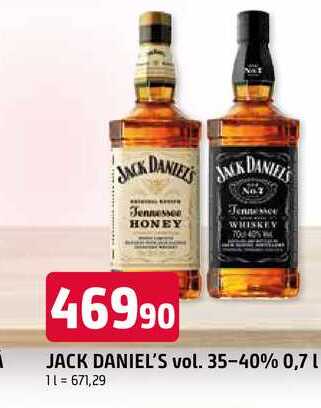 Jack Daniel's Tennessee Honey 0,7l