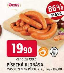 PÍSECKÁ KLOBÁSA 100g