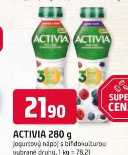 ACTIVIA 280 g jogurtový nápoj