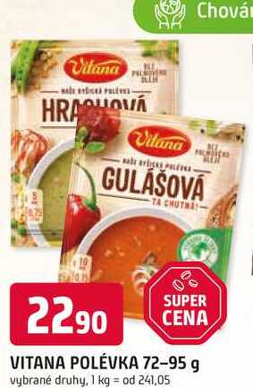 VITANA POLÉVKA 72-95 g