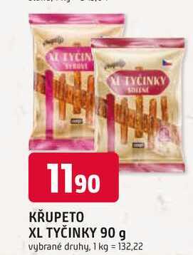 KŘUPETO XL TYČINKY 90 g