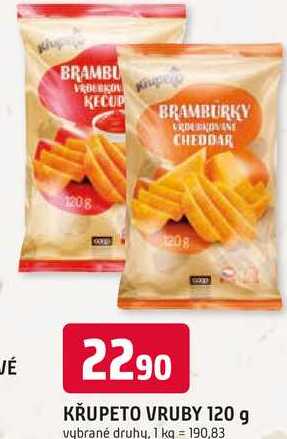 KŘUPETO VRUBY 120 g