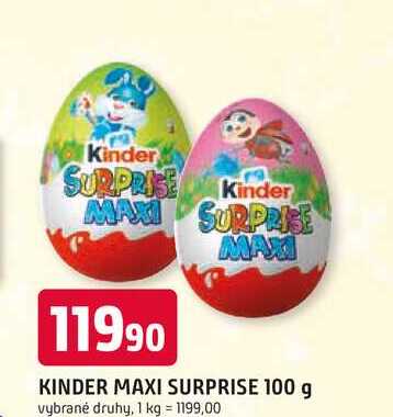 KINDER MAXI SURPRISE 100 g
