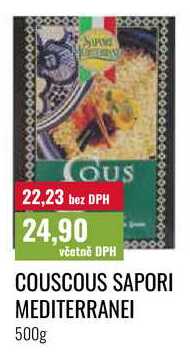 COUSCOUS SAPORI MEDITERRANEI 500g 